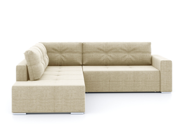 Диван-кровать угловой Леос НПБ, рогожка Люкс