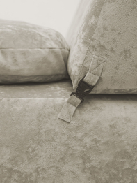 Бескаркасный диван Бабл, плюше 