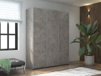 Шкаф-купе Широкий Прайм 3-х дверный ДСП/Доводчики 240х57х230