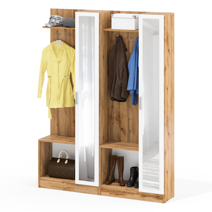 Прихожие, Прихожая РВК Камелия-8 с зеркалом комплект из двух штук