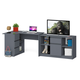 Тумба Мори МТВ1204.1 и стол компьютерный угловой МС-16 левый