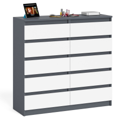 Комод высокий на десять выдвижных ящиков Мори МК1200.10