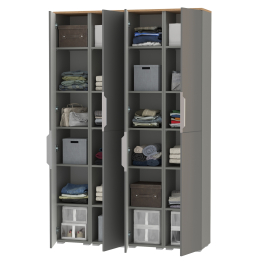 Стенка из шкафов для прихожей Октава № 45