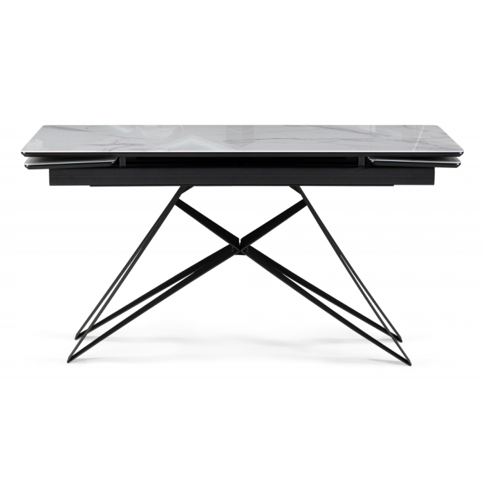 Обеденные столы, Стеклянный стол Блэкберн new 140(200)х80х75