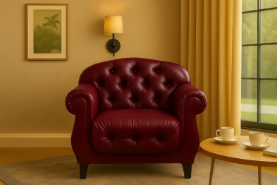Кресло Честерфилд, Базовые ткани, Velutto Soft