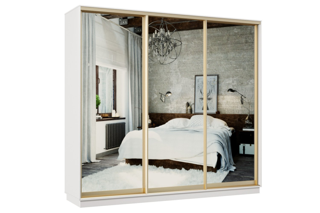 Шкафы-купе, Шкаф-купе Премьер 60 белый