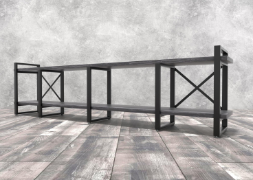 Тумба под ТВ Айсберг Лофт 240 черный