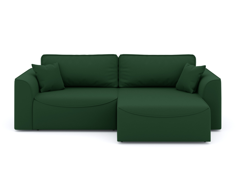 Диваны угловые в гостиную, Диван-кровать угловой Рафаэль еврокнижка НПБ, велюр