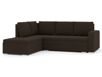 Диван-кровать угловой еврокнижка Бромен, рогожка