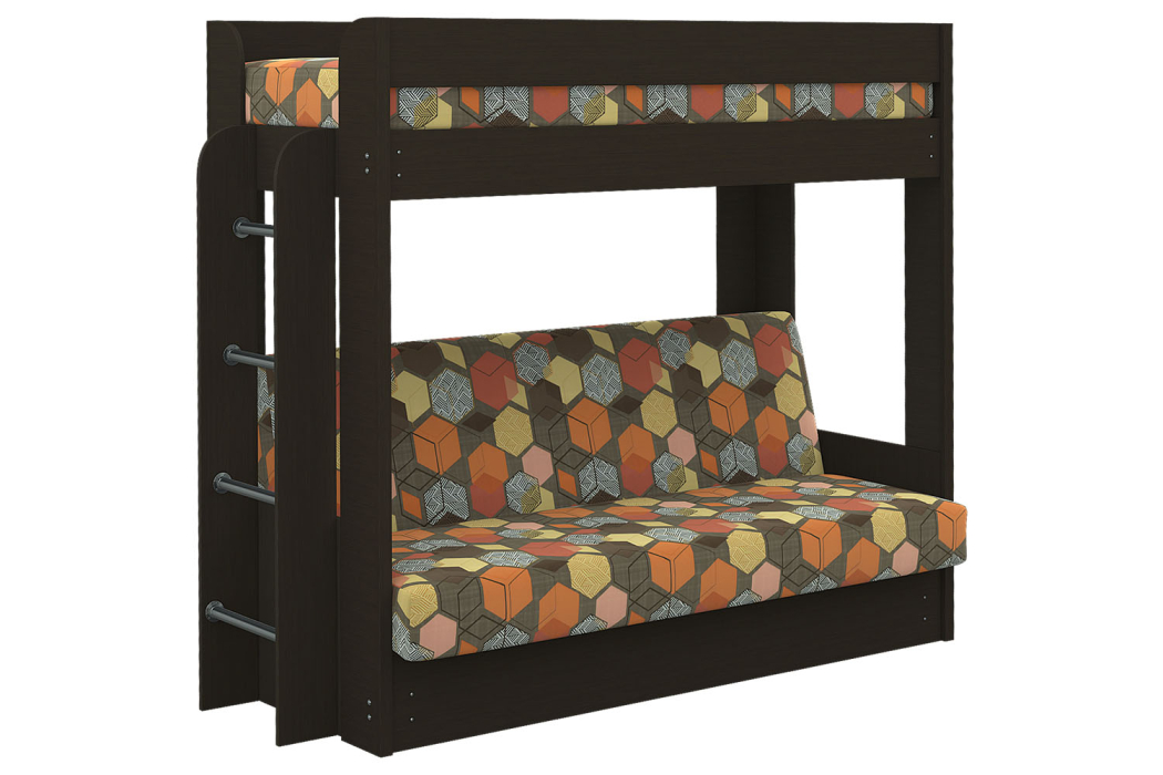 Для подростков, Диван-кровать двухъярусная GEOMETRY Венге