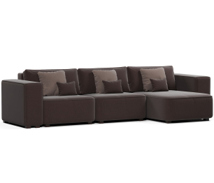 Диван-кровать угловой еврокнижка Сиэтл, велюр