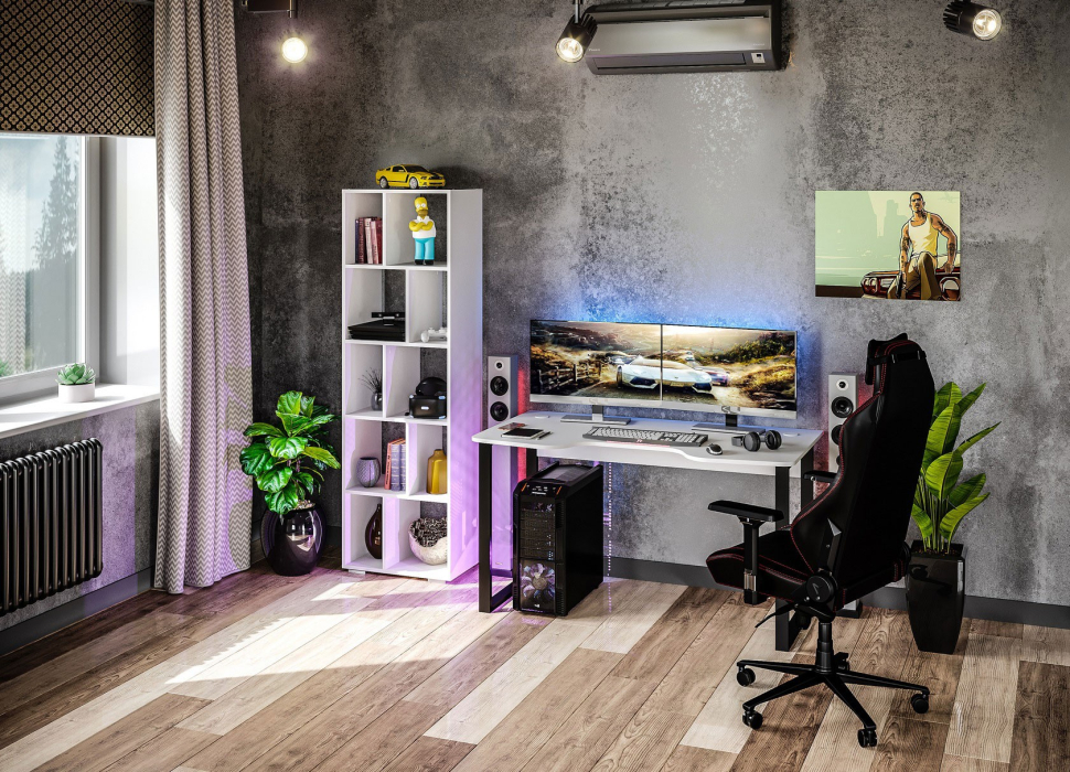 Прямые компьютерные столы, Стол компьютерный КСТ-19 Сокол