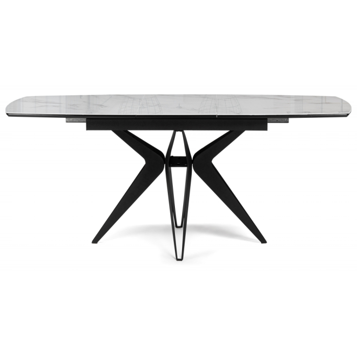 Обеденные столы, Секлянный стол Риполь 140(180)х80