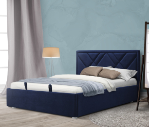 Кровать с мягким изголовьем Сидней 180 с подъемным механизмом