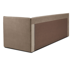 Кровать тахта угловая Гамма с подъемным механизмом, микровелюр