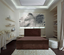 Кровати с мягким изголовьем, Кровать АТЛАНТА 140 с мягким изголовьем, с подъемным механизмом ,велюр