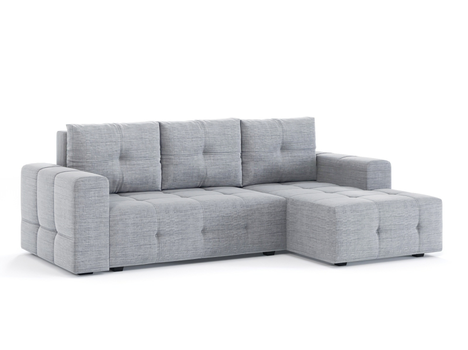 Диваны угловые в гостиную, Диван-кровать угловой Прадо, еврокнижка, рогожка