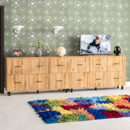 Два комода-тумбы с ящиками и на ножках РВК 127-1504