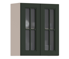 MODERN, MODERN шкаф навесной со стеклом 2 дв 60х72 см