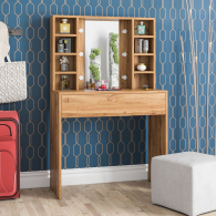 С зеркалом, Косметический стол с подсветкой 115