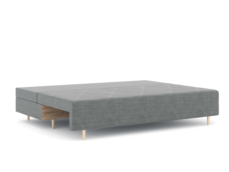 Диваны еврокнижки, Диван-кровать Милли без подлокотников, рогожка Люкс