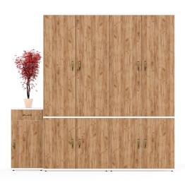 Набор шкафов Лидер-8 с тумбочкой комплектация № 36