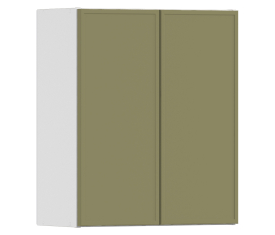 Квадро шкаф навесной 2 дв 60х72 см