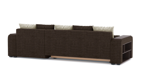 Диван-кровать угловой Дубай еврокнижка, рогожка