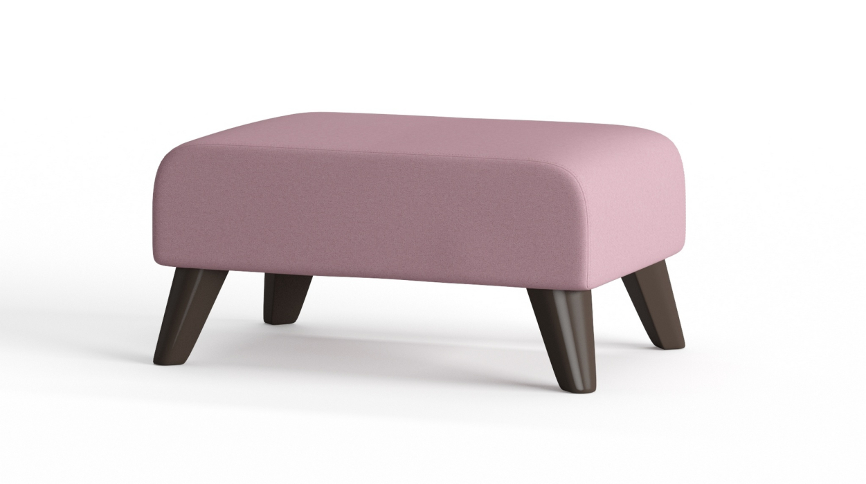 Пуф в прихожую, Пуф Барон на ножках, велюр