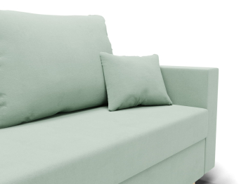 Прямой диван Пульсар,еврокнижка,велюр