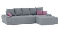 Диваны угловые в гостиную, Диван-кровать угловой Нордвикс ПБ, велюр