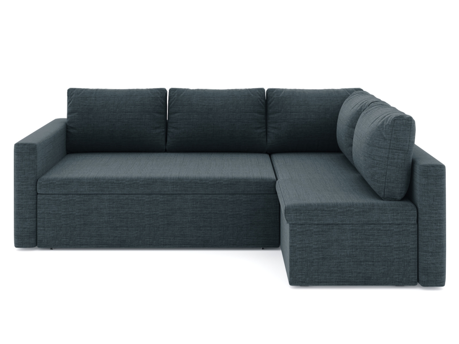 Диваны угловые в гостиную, Диван-кровать угловой Мансберг дельфин, рогожка Люкс