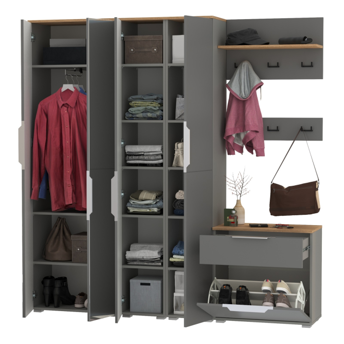 Прихожие, Мебель в прихожую для современной квартиры Октава № 31