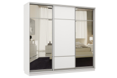 Шкафы-купе 3-х дверные, Шкаф-купе Премьер Лайт 62 (11;08;11) трехдверный