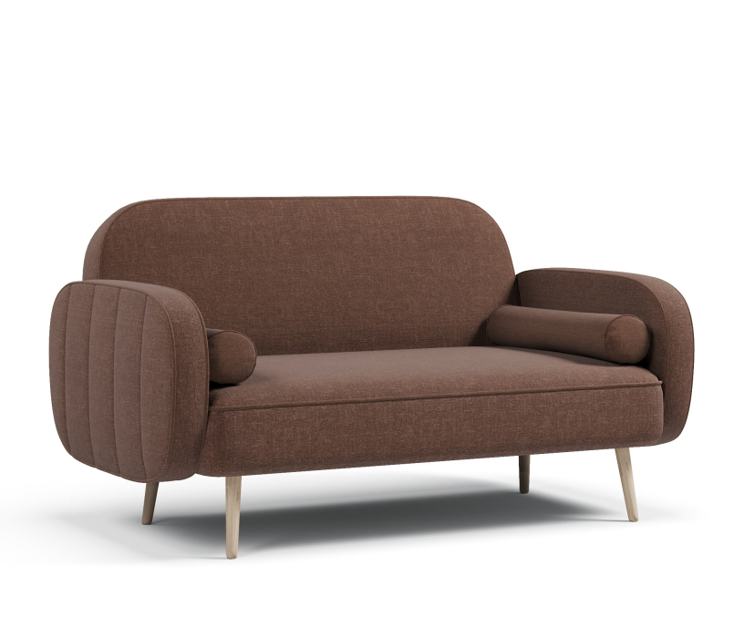 Офисные диваны, Диван прямой нераскладной Бержер, рогожка