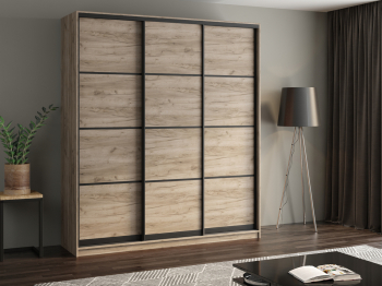 Шкаф купе 3-х дверный АЙСБЕРГ ЛОФТ 220 