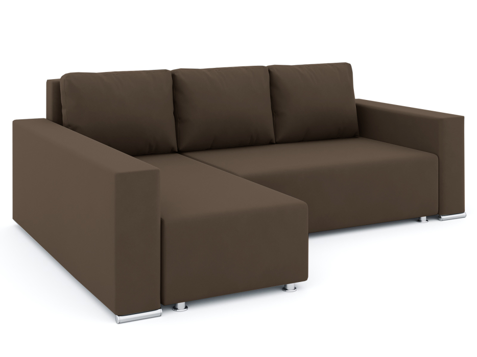 Диваны угловые в гостиную, Диван-кровать угловой Марко еврокнижка, велюр