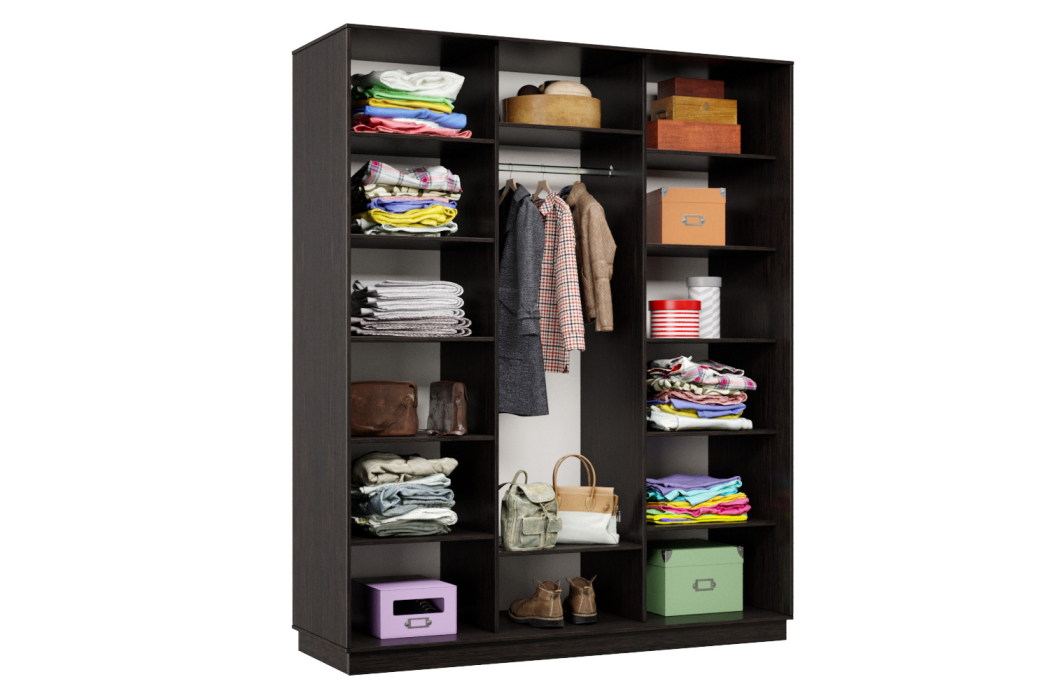 Шкафы-купе 3-х дверные, Шкаф-купе Премьер Лайт 30 (08;11;08) трехдверный