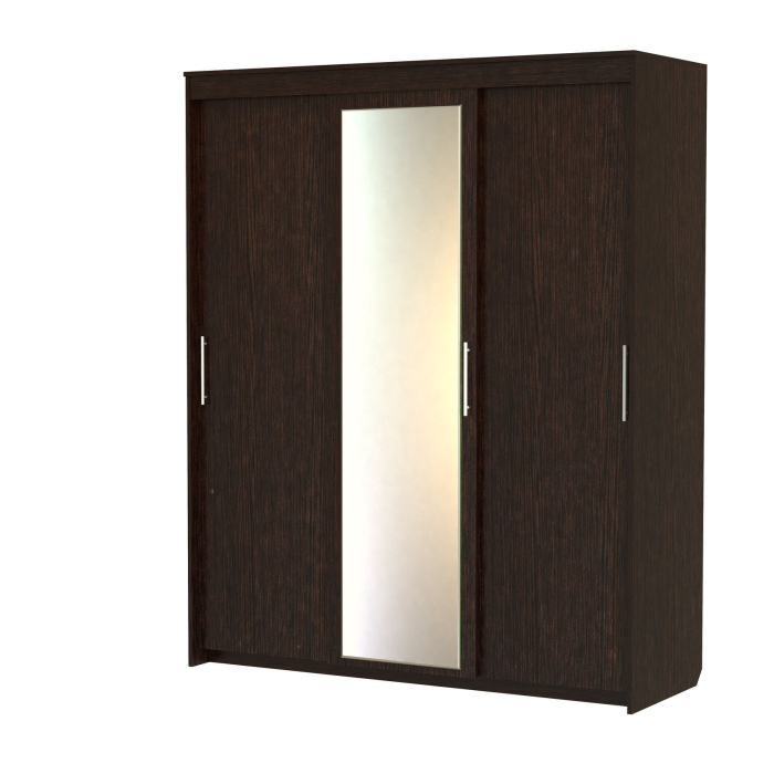 Шкафы-купе 3-х дверные, Шкаф-купе шк-21 с зеркалом