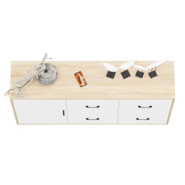 Комод-тумба 4-ре ящика и дверка РВК 125-1504