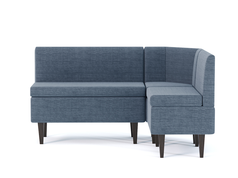 Кухонные уголки, Диван кухонный угловой Лео, рогожка