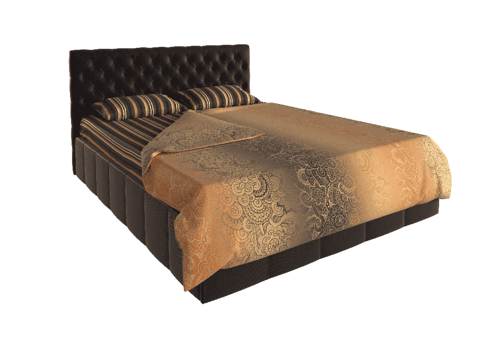 Мягкая кровать, Кровать АМАЛИЯ 1200х2000 с ПМ.Ткань.