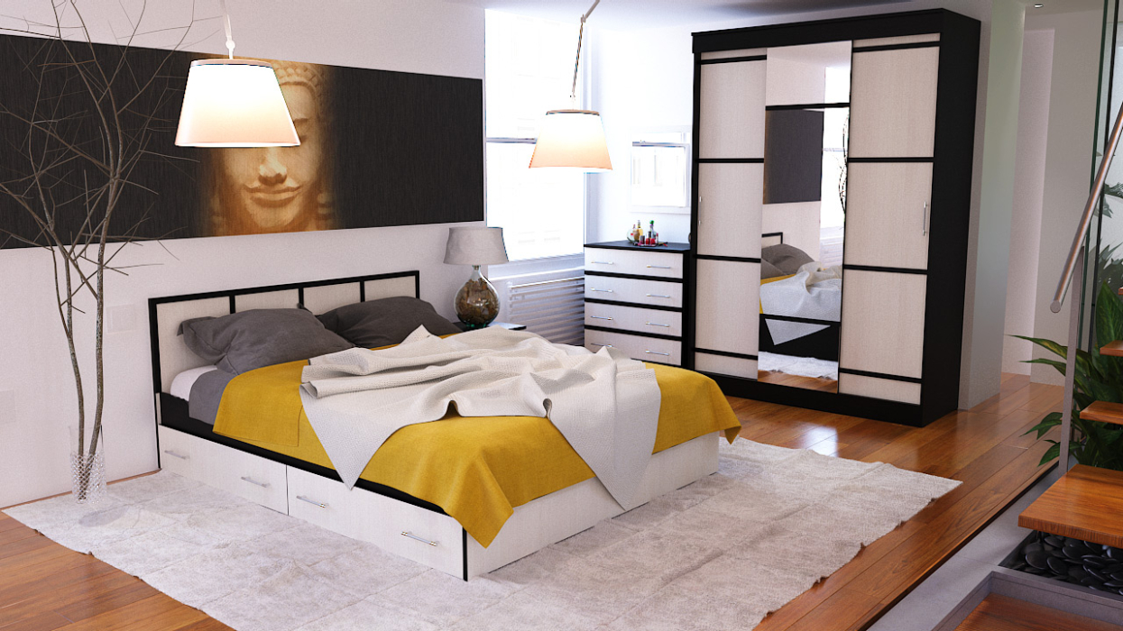 Спальные гарнитуры, Сакура спальня № 1