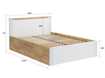Кровать с подъемным механизмом Эмилия ЭЛ-33