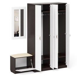 Прихожая П-6 компоновка № 8 МДФ фрезеровка прованс