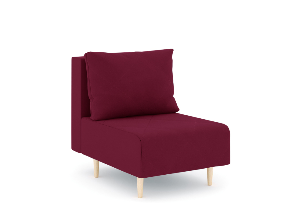 Кресло для отдыха, Кресло для отдыха Милли без подлокотников, велюр