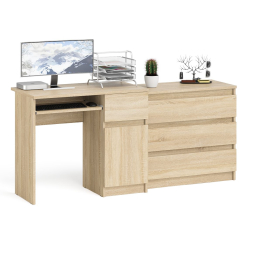 Стол компьютерный МС-1 правый с комодом на три ящика 800 Мори