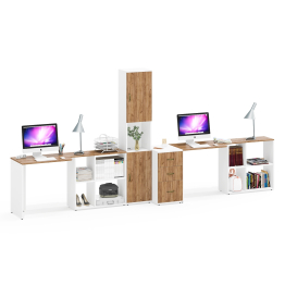 Мебель для домашнего кабинета для двоих Лидер-8