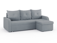 Диваны угловые в гостиную, Диван-кровать угловой Мини Люкс трехсекционная еврокнижка, велюр