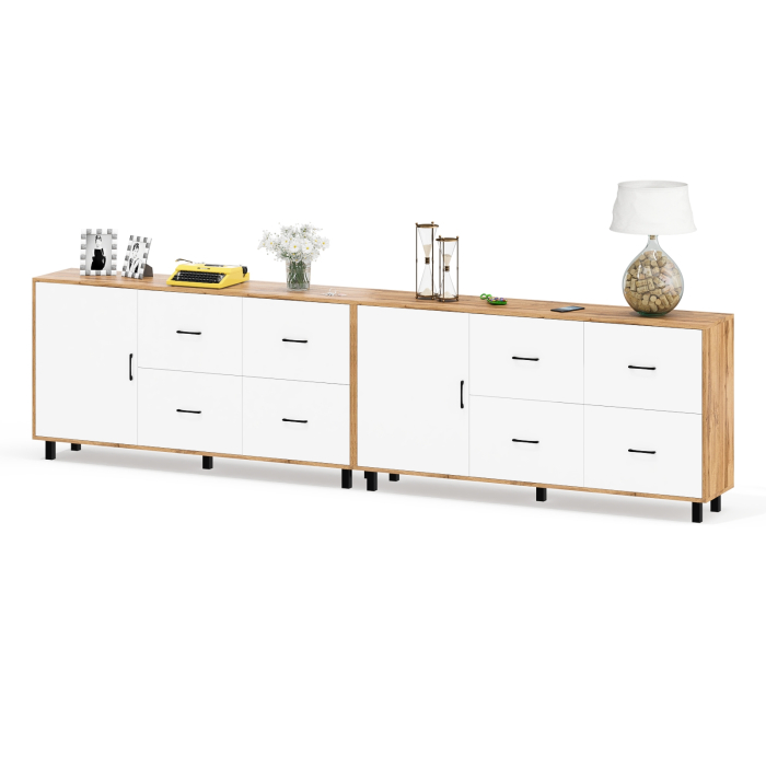 ТВ-тумбы, Два больших комода РВК 125-1704 ящики и дверка